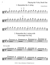 Playing the Viola, Book One - PDF Download
